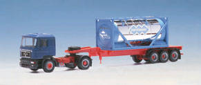 MAN F2000 tank container saddle train 30 'tank container 2A/3A