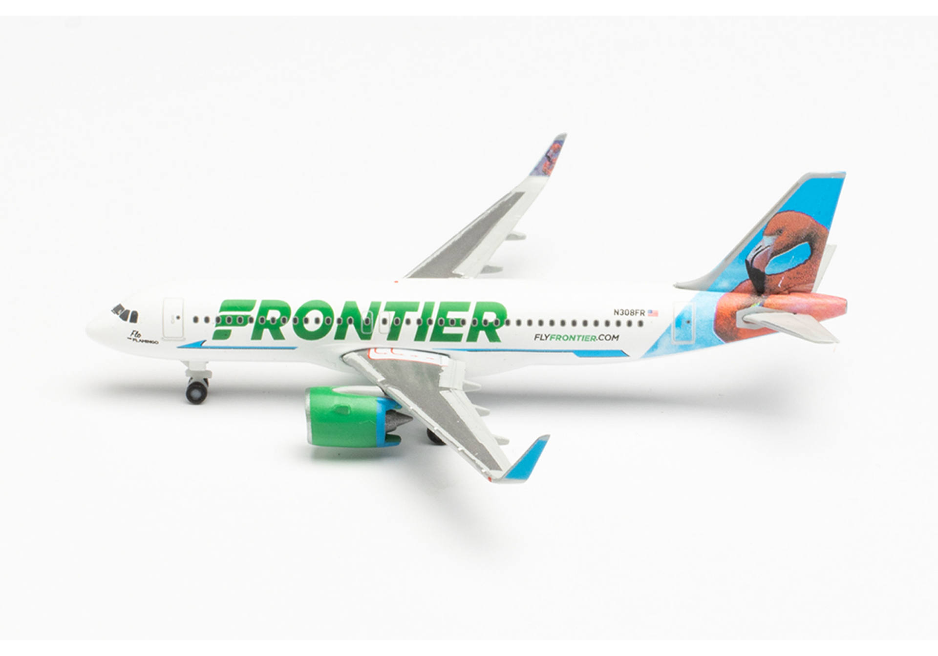 Frontier Airlines Airbus A320neo – N308FR „Flo the Flamingo“