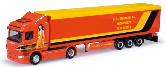Scania R '09 HL push floor saddle train 2a/3a