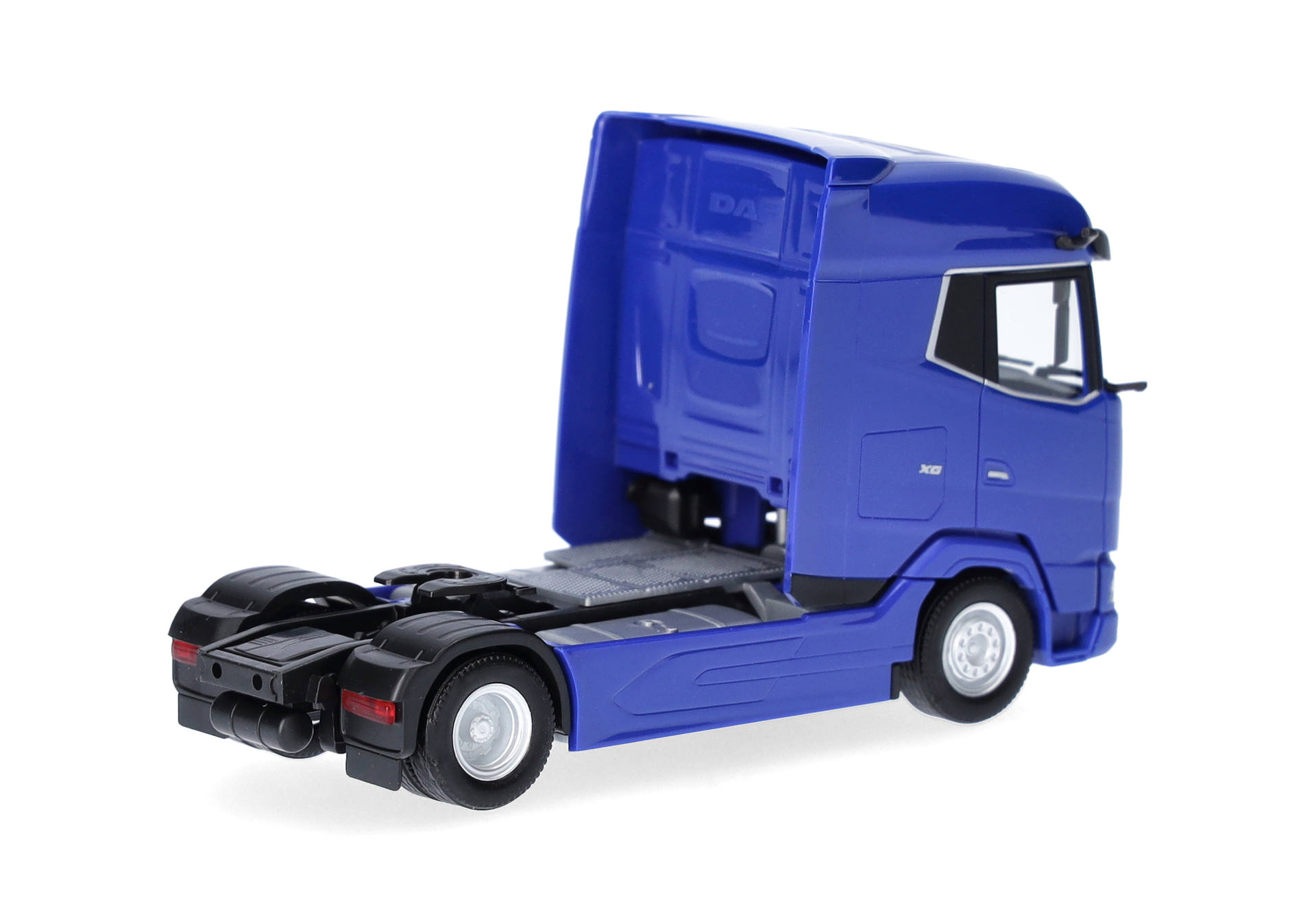 truck, model, semi-truck, blue, toy truck