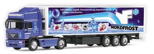 MAN F2000 Evo Kühlkoffer-Sattelzug "Nordfrost"
