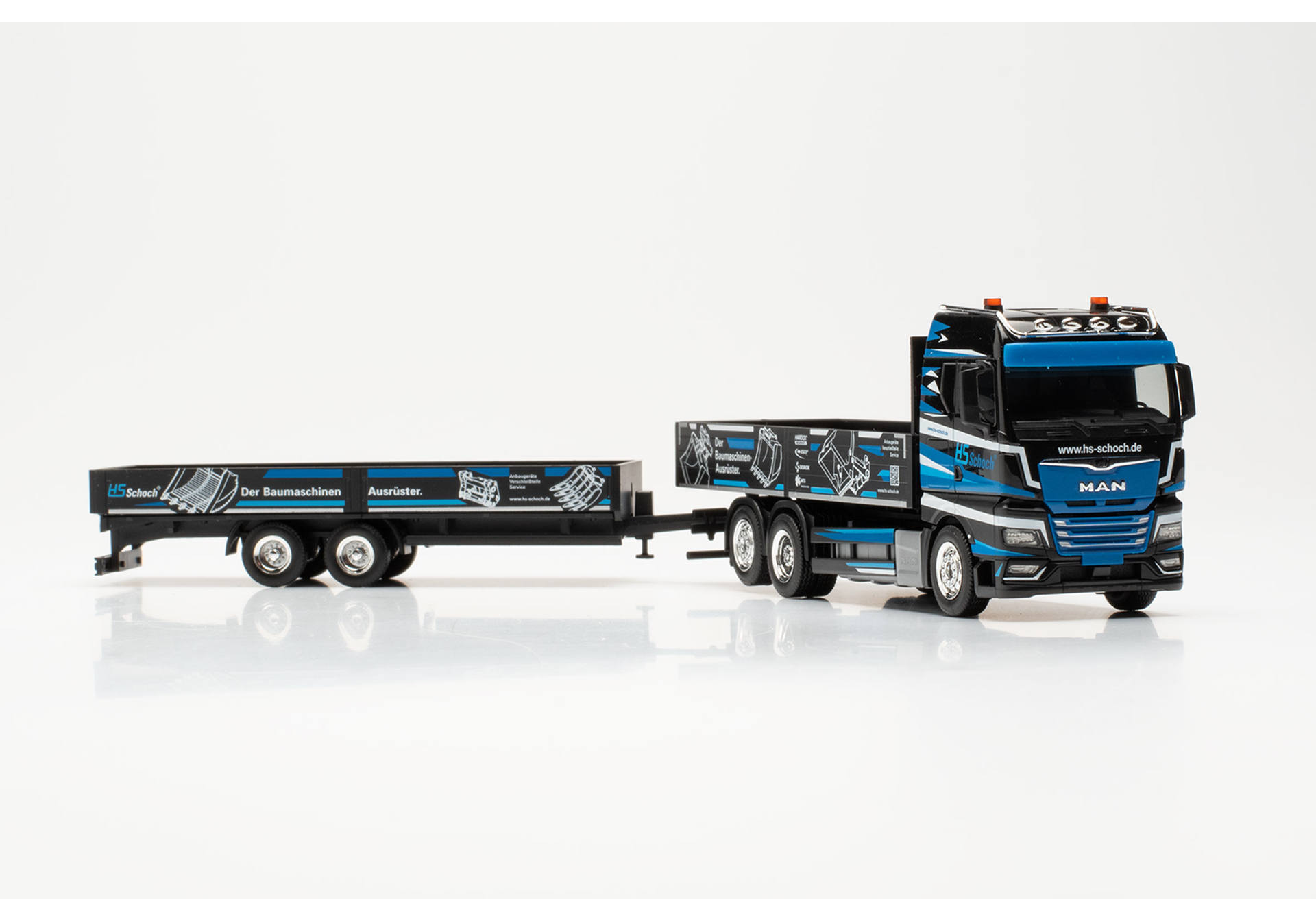 MAN TGX GM Tandempritschen-Hängerzug HS Schoch