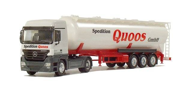 Mercedes-Benz Actros LH '02 bulk semitrailer "Quoos"