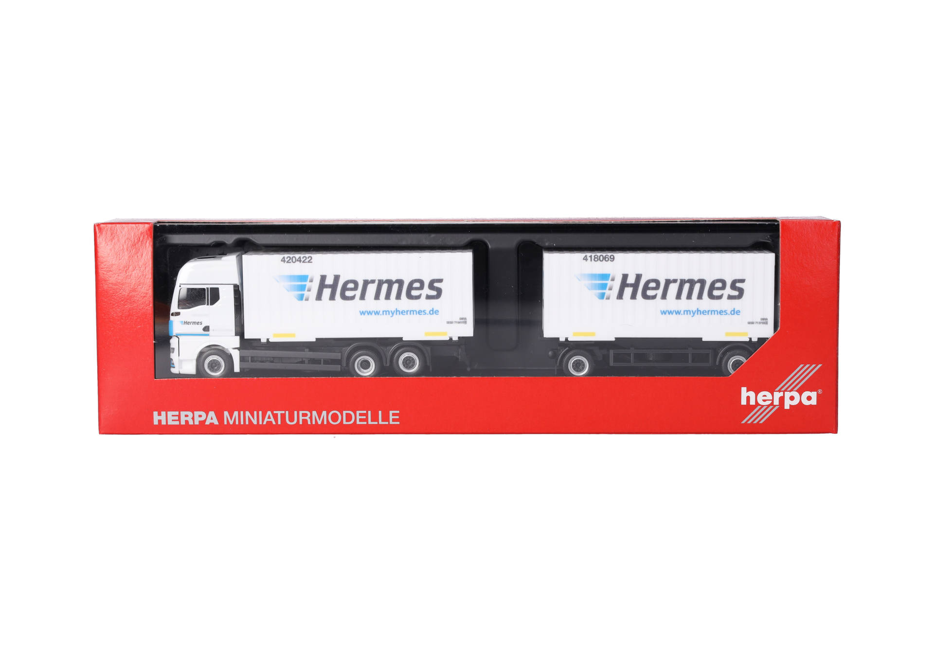 MAN TGX GX Wechselkoffer-Hängerzug "Hermes"