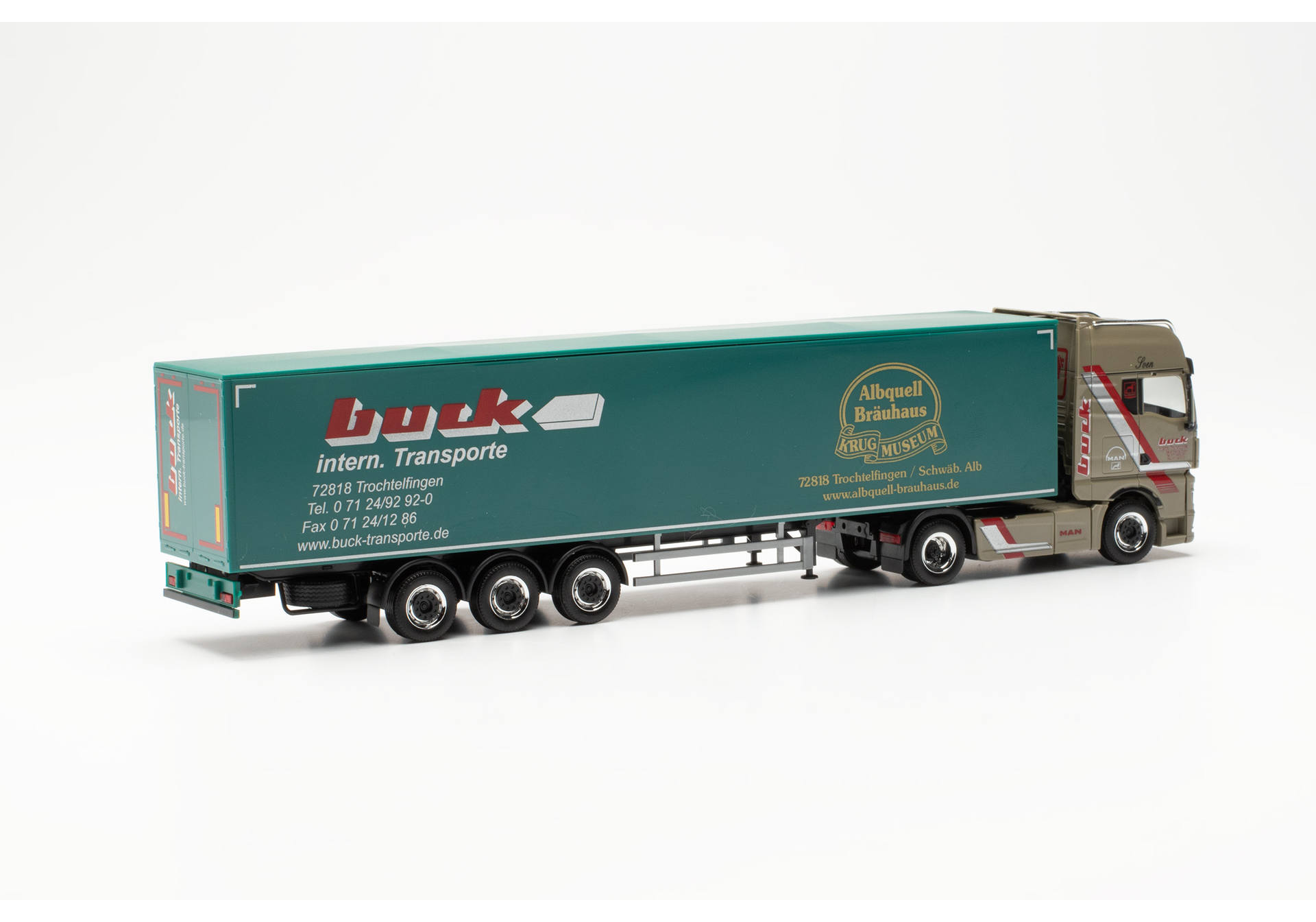 MAN TGX GX Schubboden-Sattelzug "Buck" (Baden-Württemberg/Trochtelfingen)
