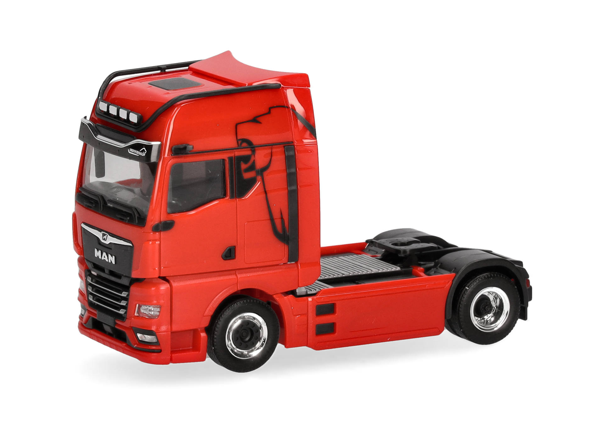 MAN TGX GX rigid tractor, red