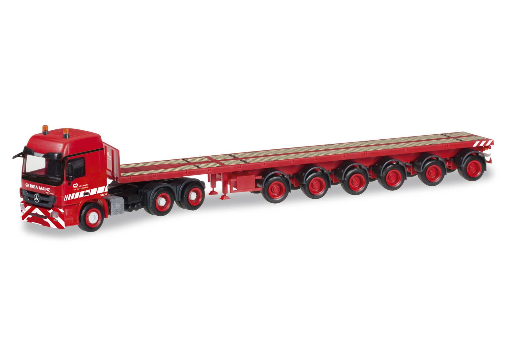 Mercedes-Benz Actros L ballast trailer "Riga Mainz"