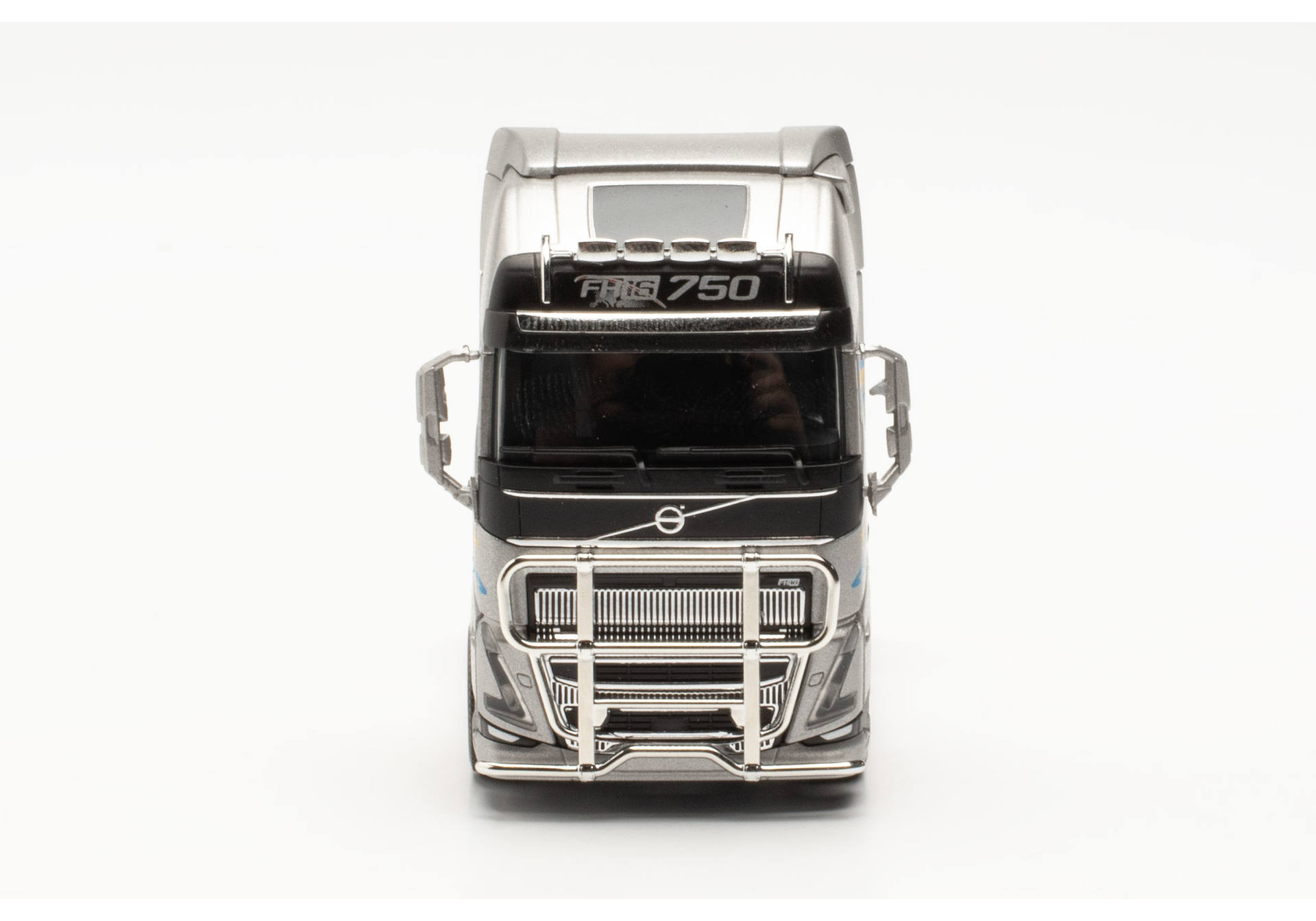 Volvo FH 16 GL XL 2020 Zugmaschine mit Lampenbügel und Rammschutz, silber metallic