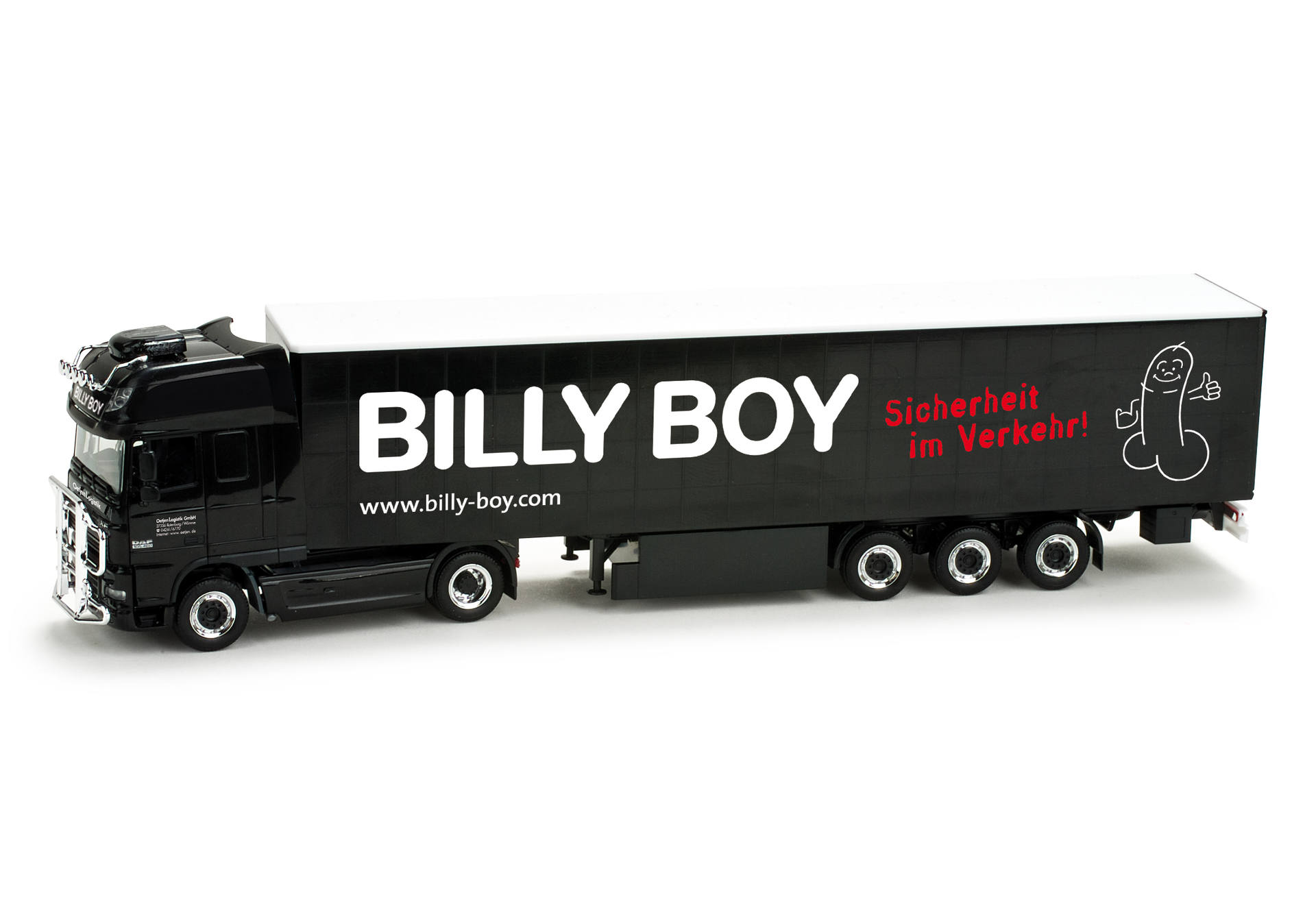 DAF XF 105 SSC Gardinenplanen-Sattelzug "Billy Boy"