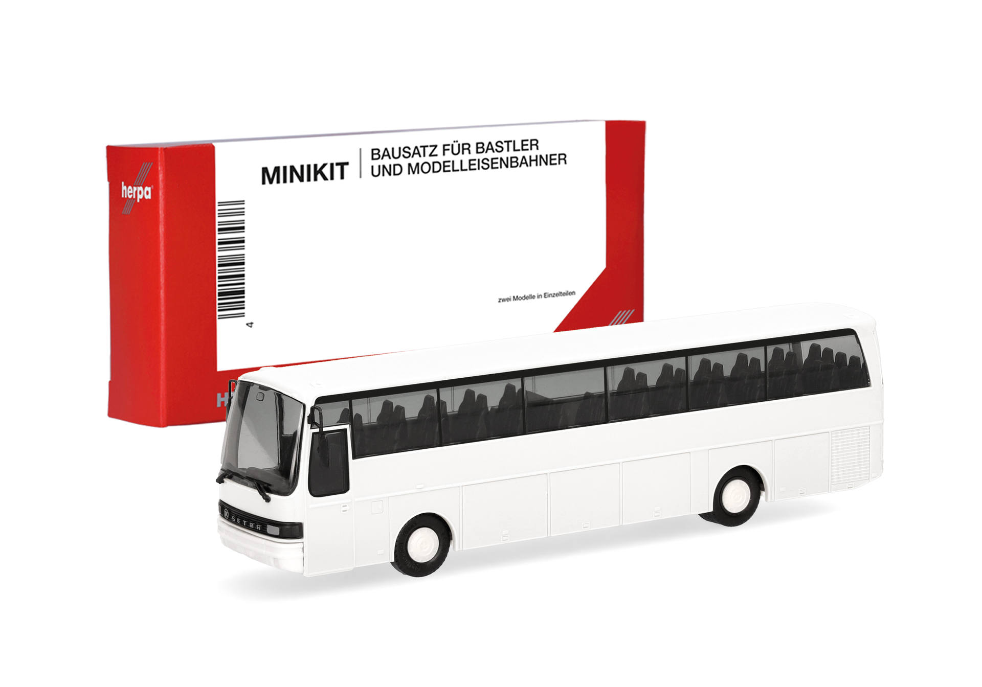 Herpa MiniKit: Setra 215 HD, weiß (1 Stück)