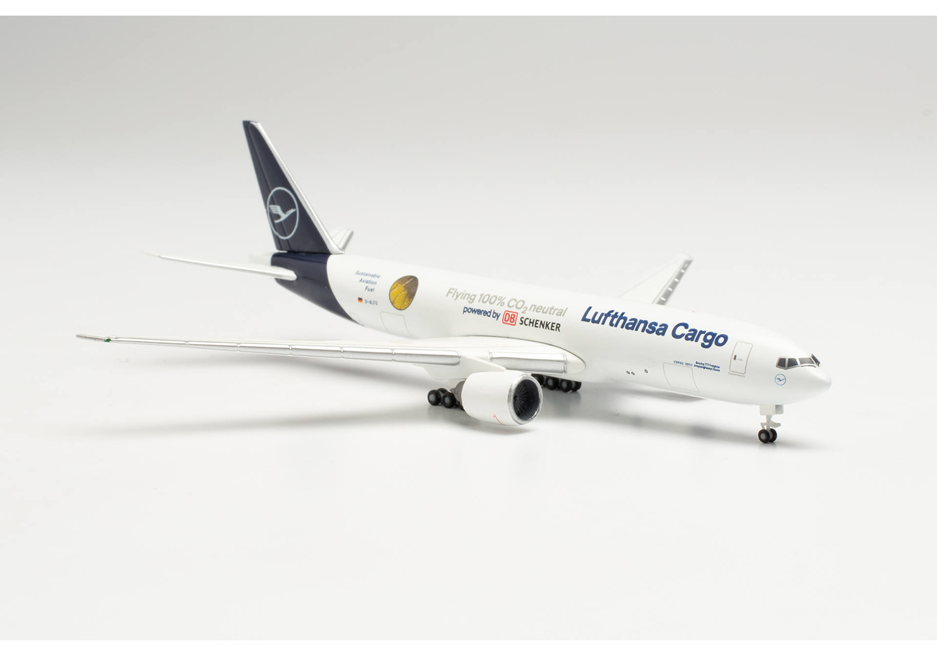 Lufthansa Cargo Boeing 777F “Sustainable Fuel - Powered by DB Schenker” – D-ALFG “Annyeonghaseyo, Korea”