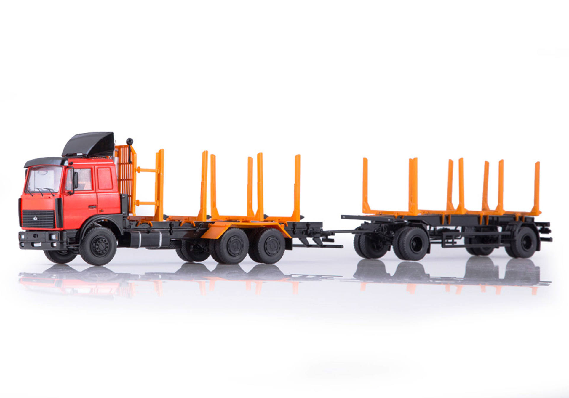 SSM: MAZ 6303 Holztransporter-Hängerzug