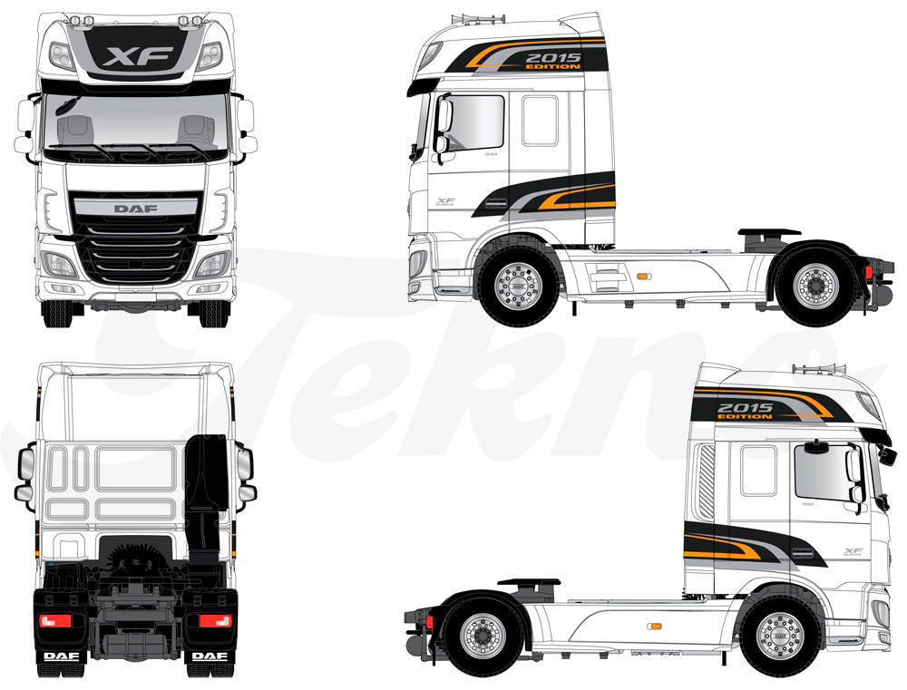 DAF XF 106 SSC rigid tractor "Edition 2015"