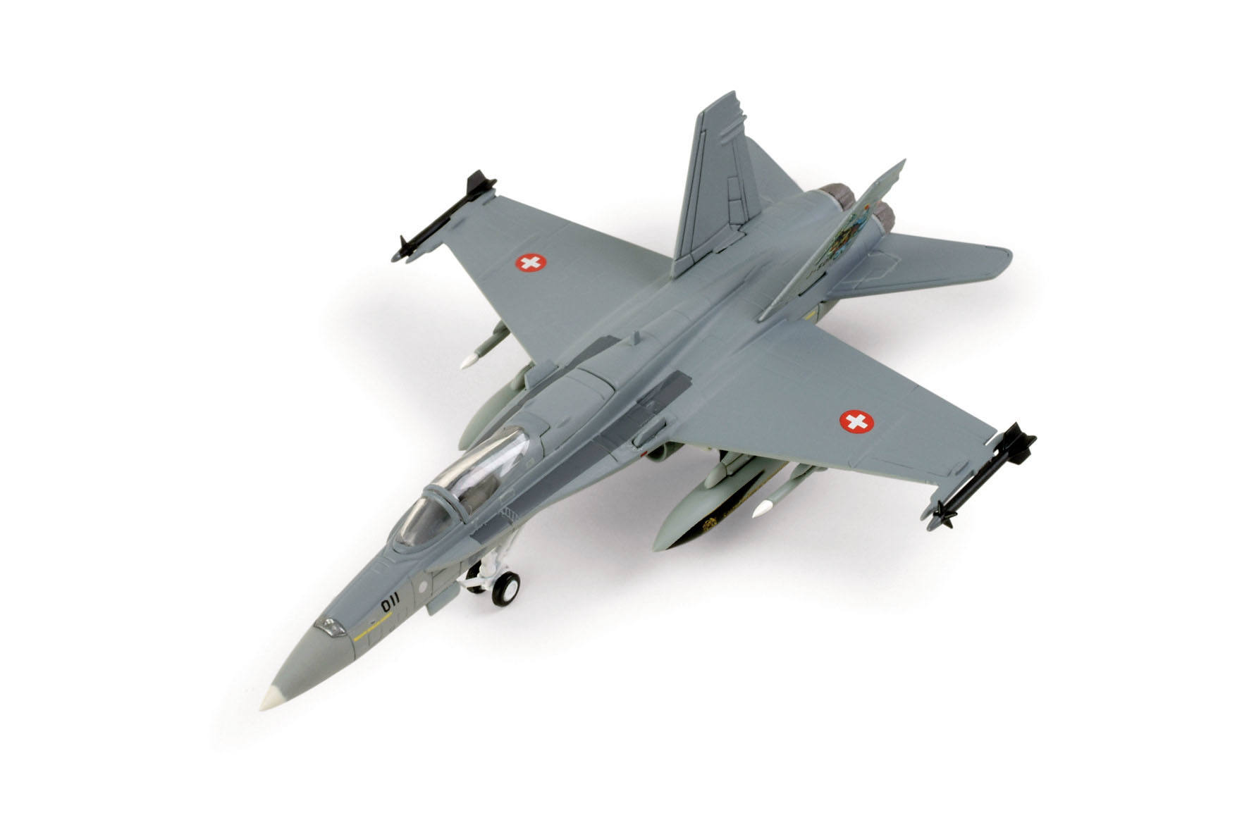 Herpa Swiss Air Force McDonnell Douglas F/A-18C Hornet Fliegerstaffel 1 ...