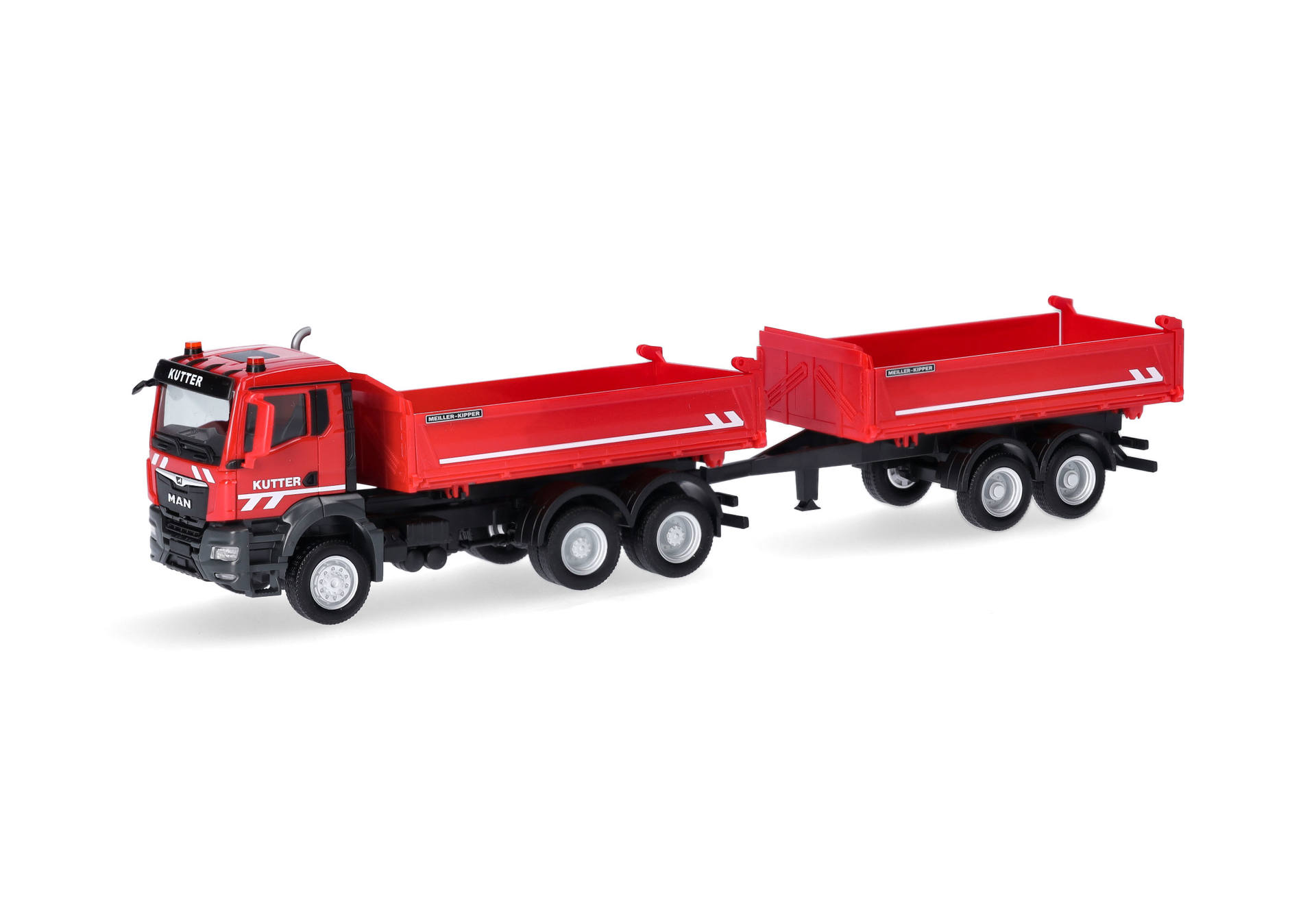 MAN TGS NN Baukipper-Hängerzug "Kutter" (Bayern / Memmingen)