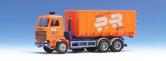 Scania 142 m changing loader vehicle with exchange containers 3A