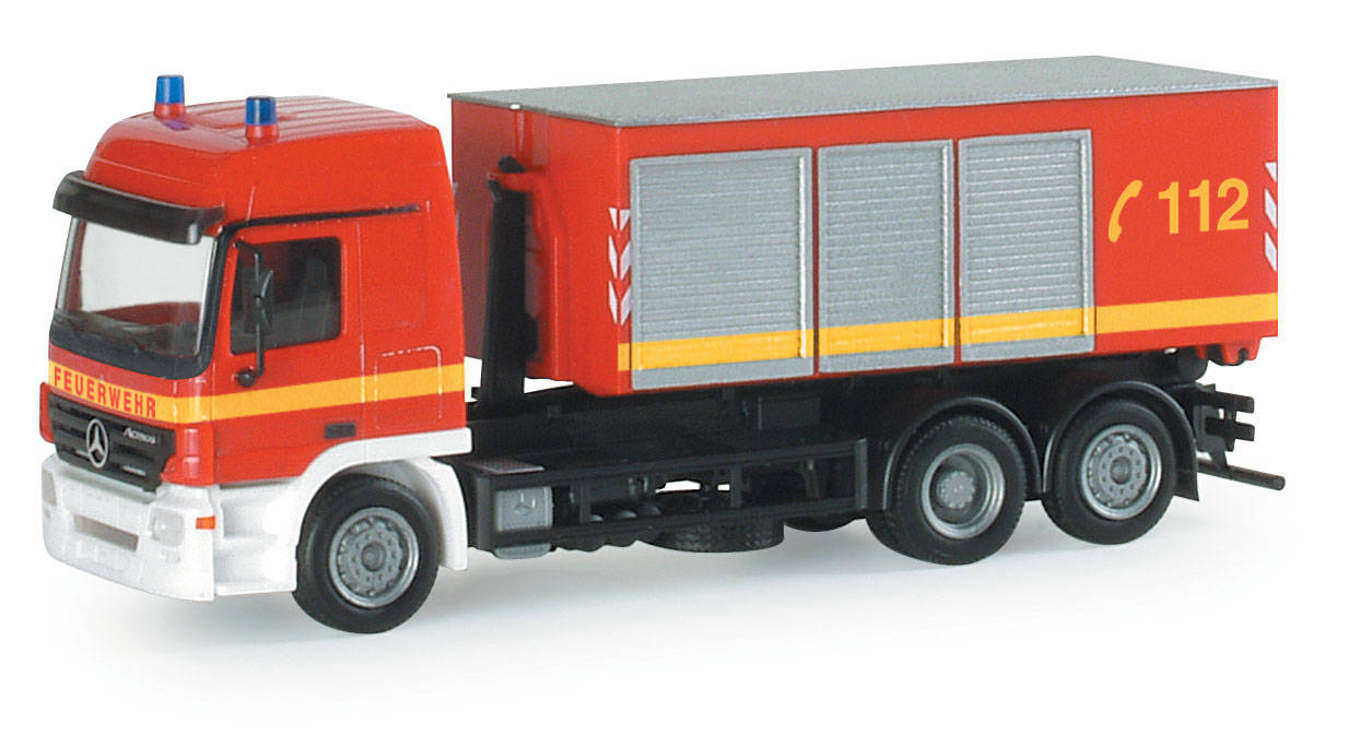 Mercedes-Benz Actros L Abrollcontainer-LKW "Feuerwehr"