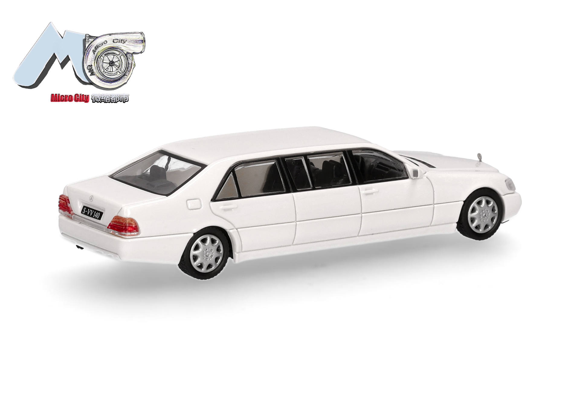 MicroCity: Mercedes-Benz S600 Pullman, white