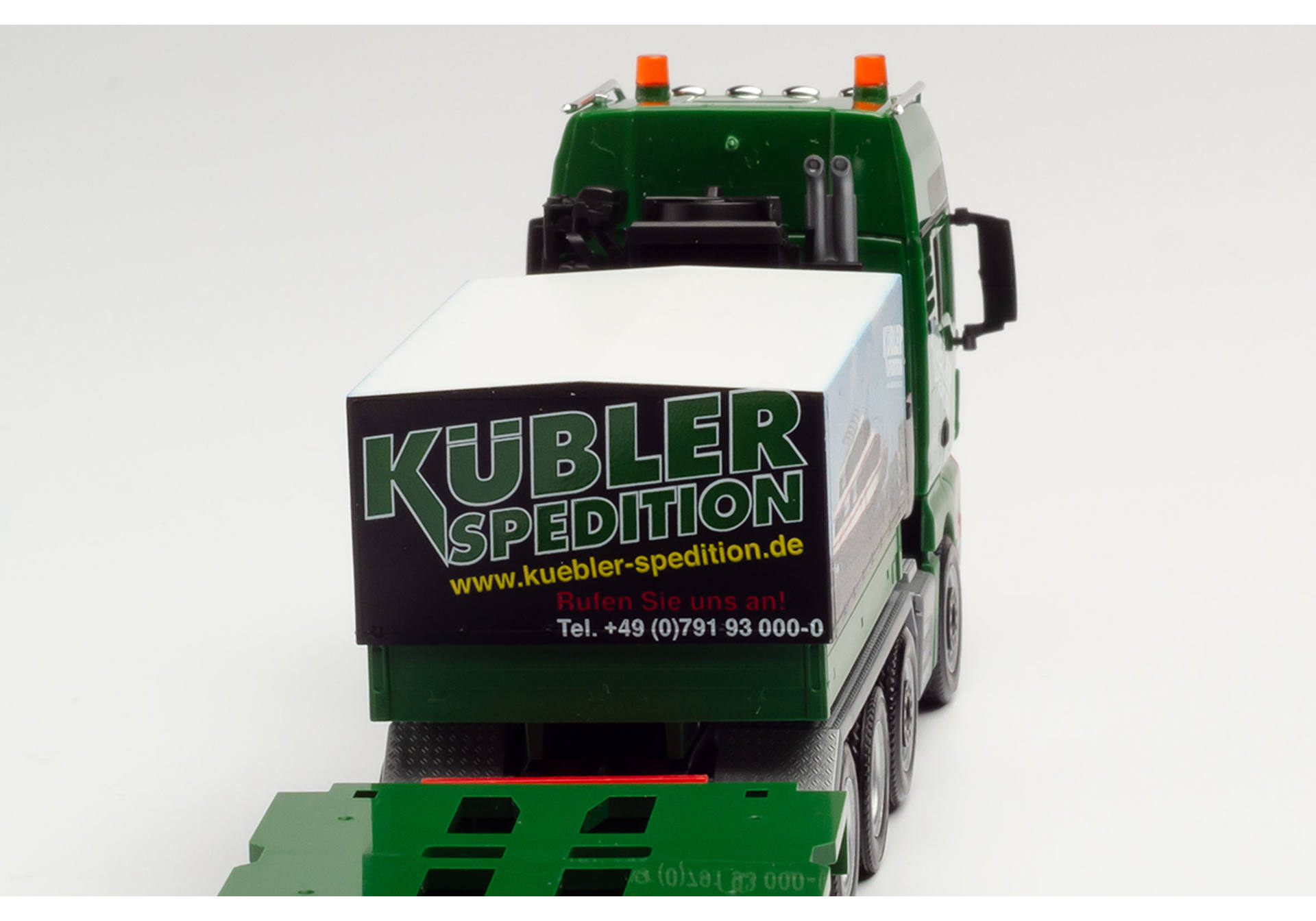 MAN TGX XXL Heavy-duty tractor with ballast platform and axle lines "Kübler"