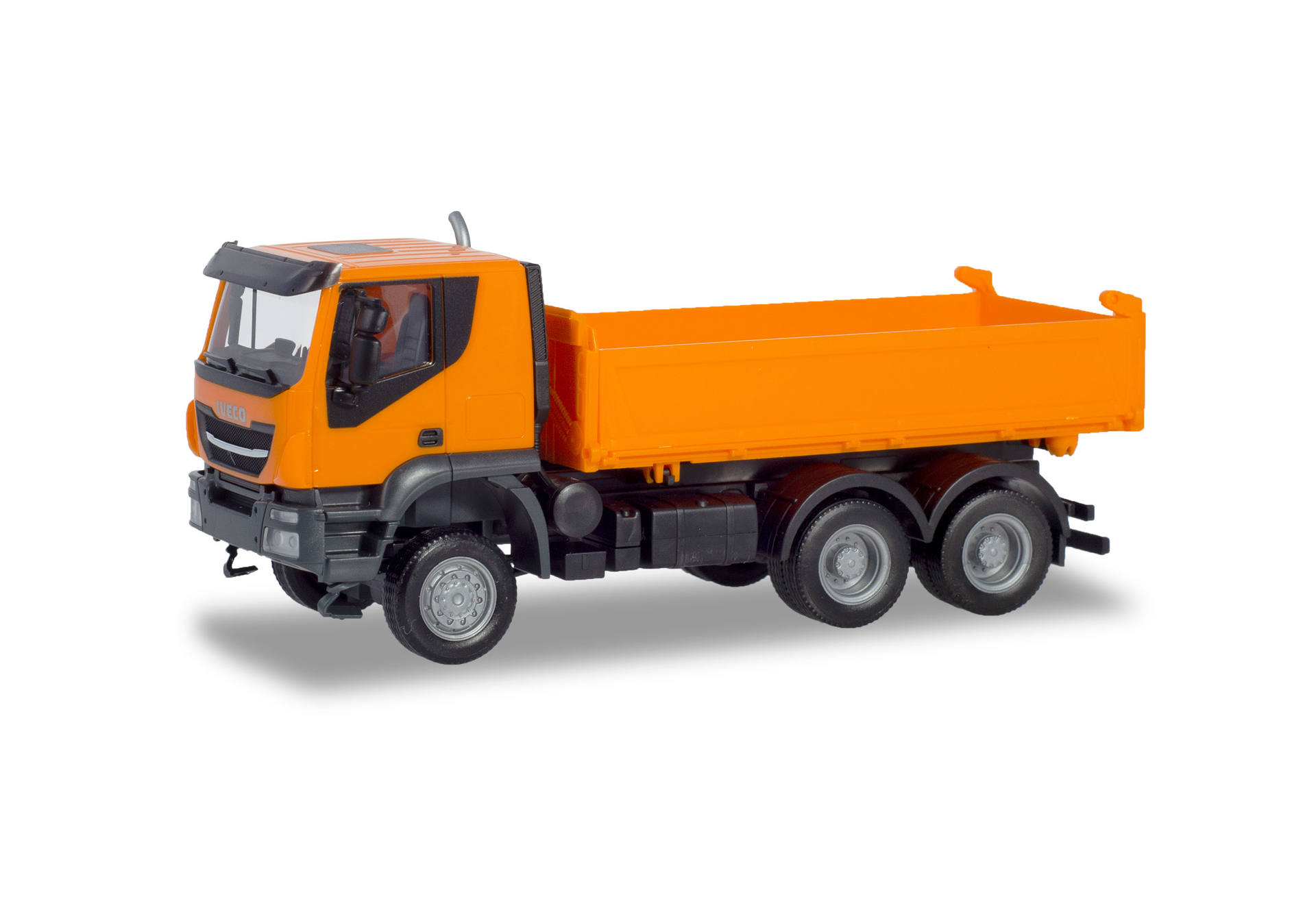 Iveco Trakker 6x6 Dumper truck, orange