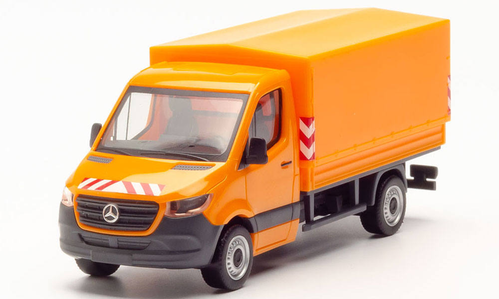 Mercedes-Benz Sprinter Pick-up /canvas communal orange