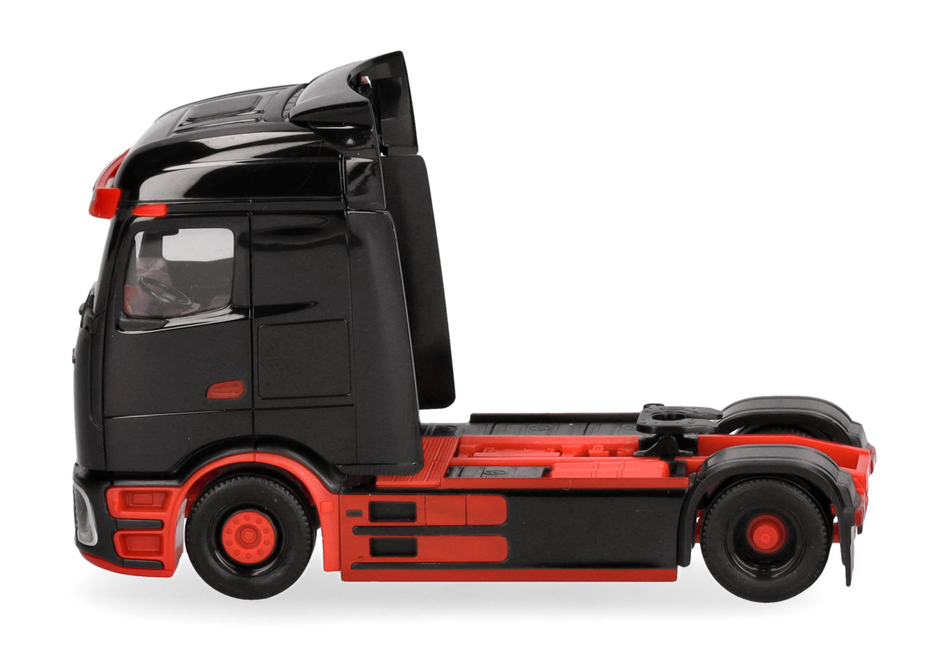 Mercedes-Benz eActros 600 Procabin rigid tractor 2axles, black/red