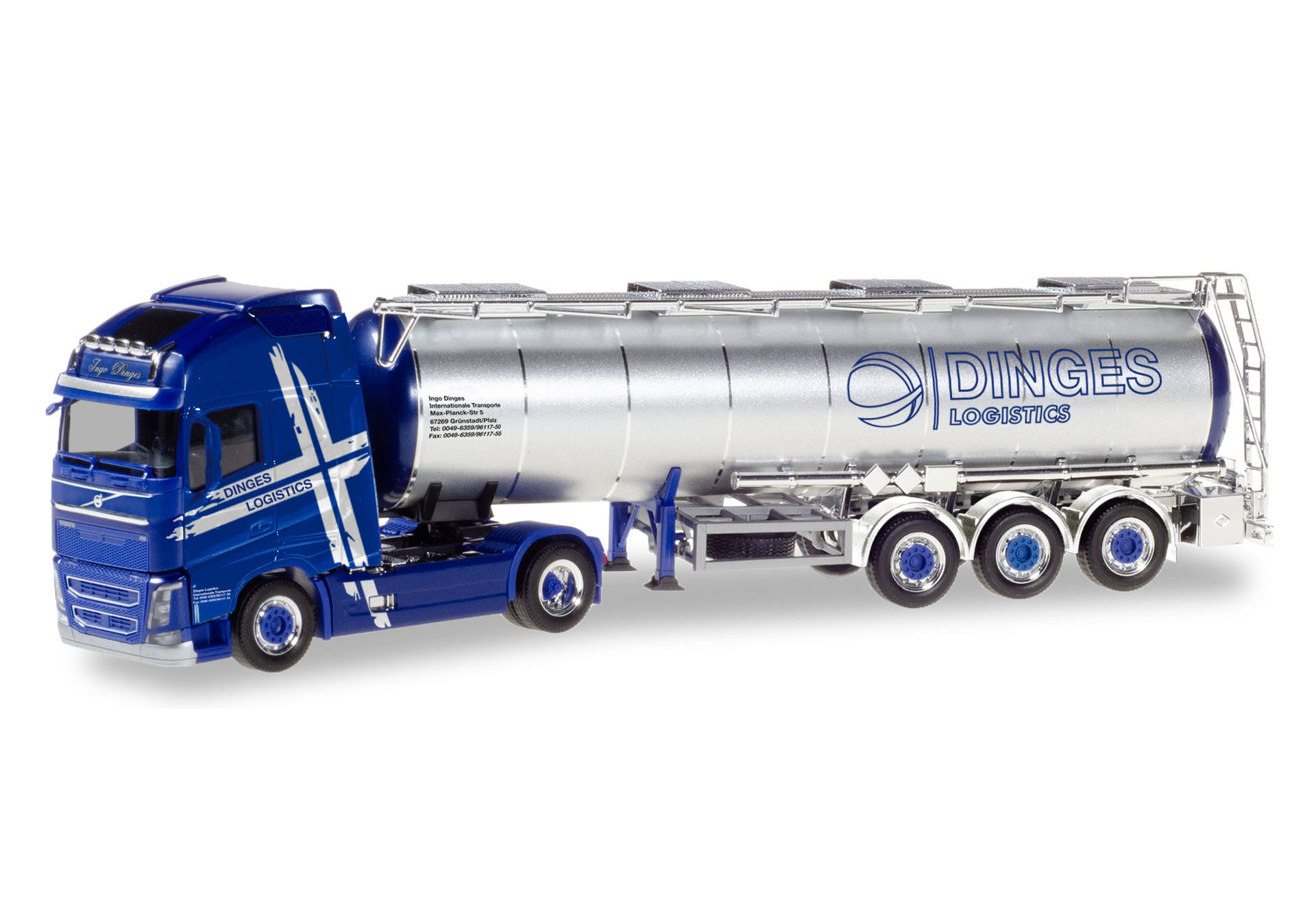 Volvo FH Gl. XL fuel tank semitrailer "Ingo Dinges"