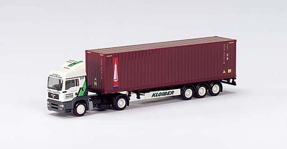 Man TGA container saddle train