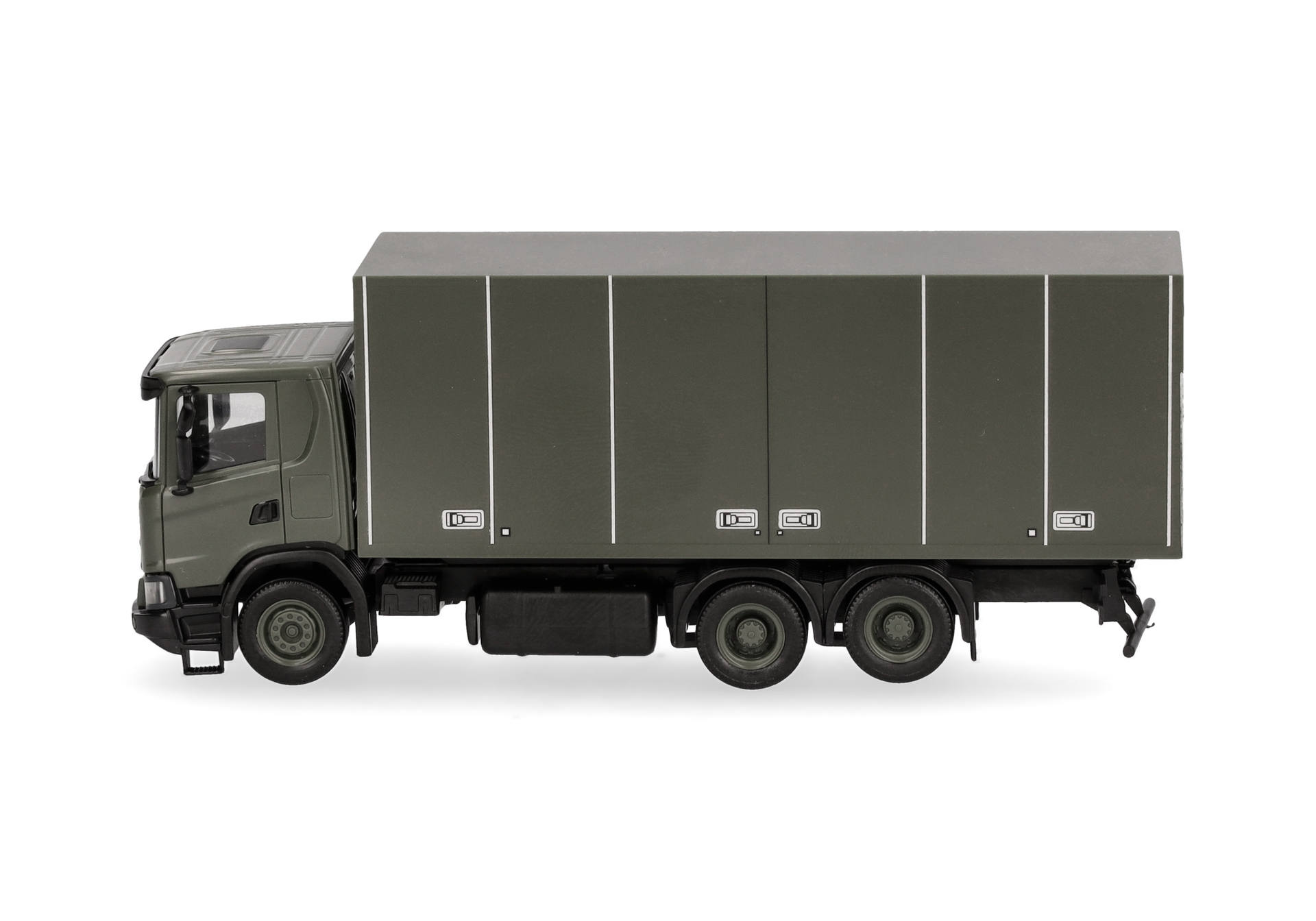 Scania XT17 Koffer-LKW 3achs "Schwedische Armee"