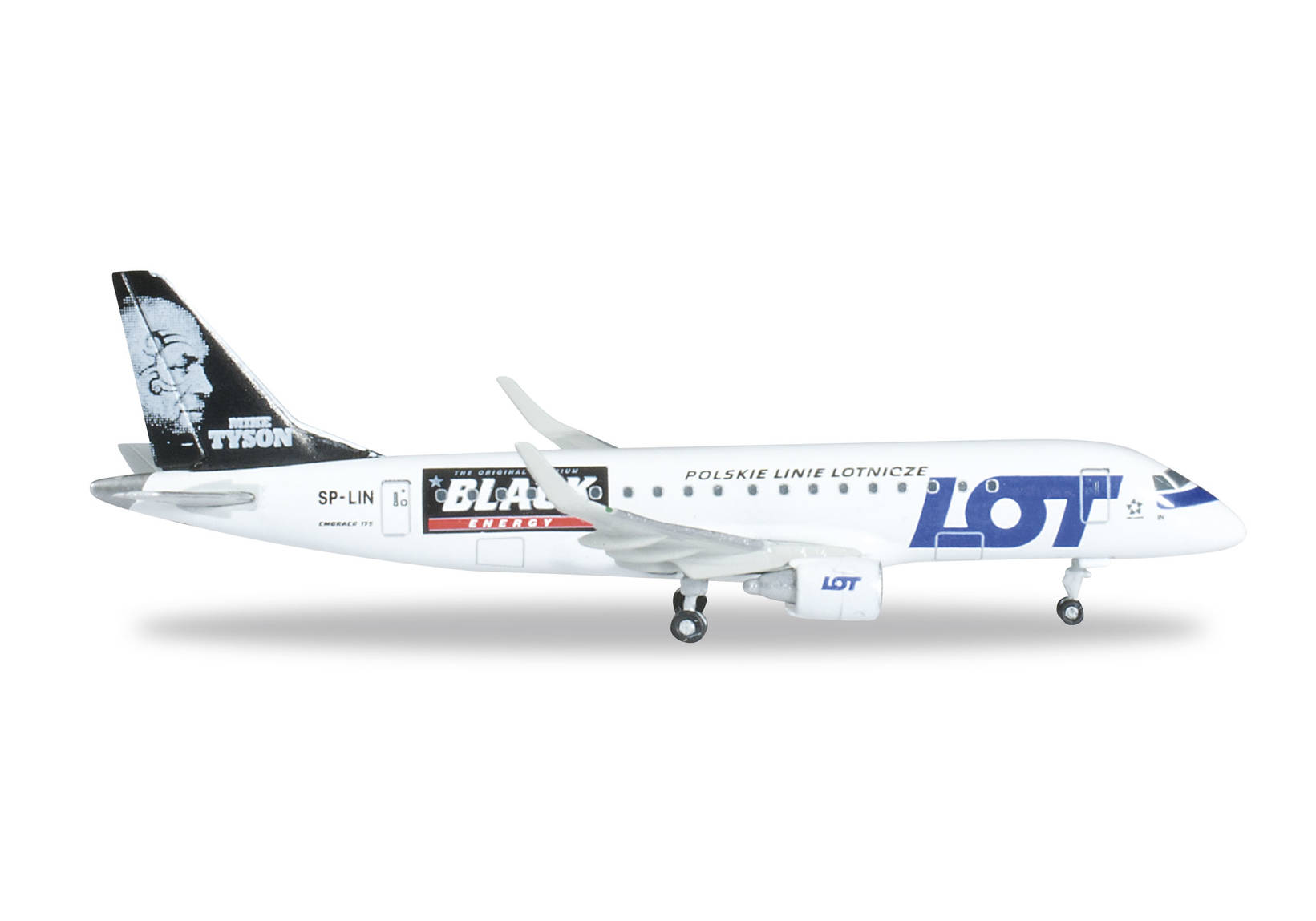 LOT Polish Airlines Embraer E175 "Mike Tyson-Black Energy"
