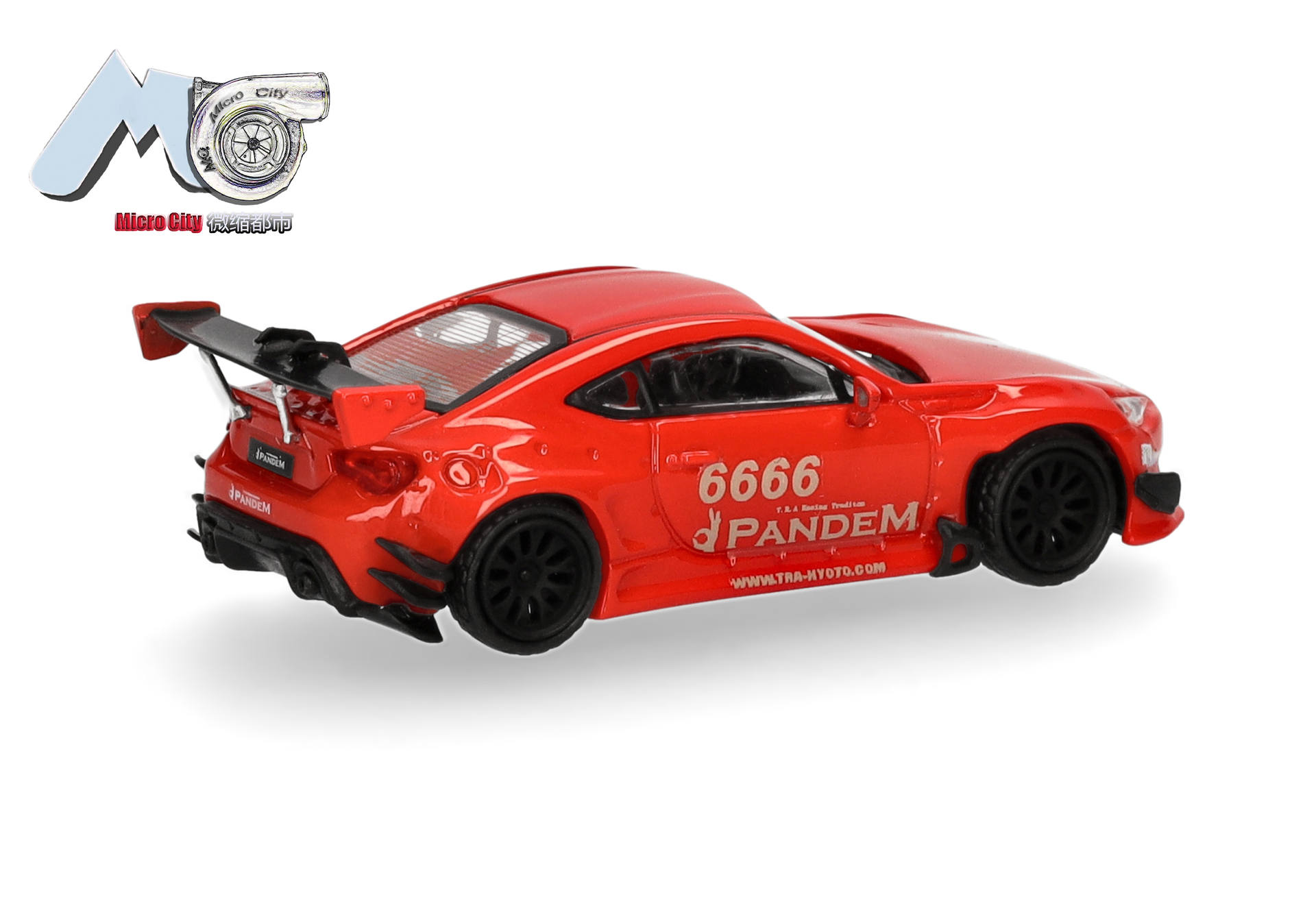 Spielzeugauto, rotes Auto, Gussform Metall, Rennwagen, Spoiler