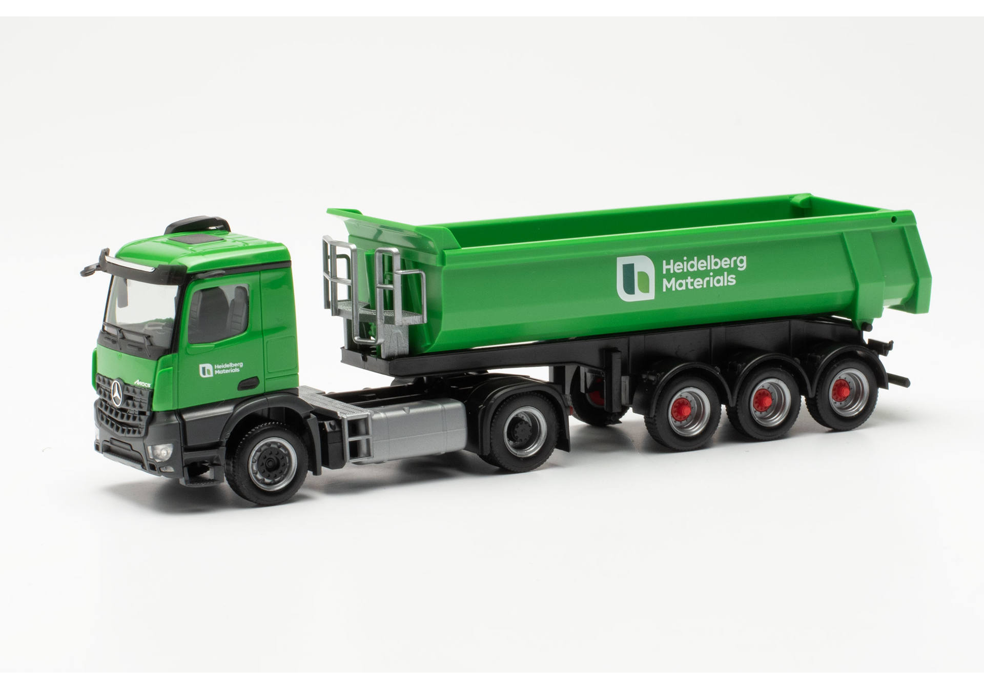 Mercedes-Benz Arocs 18 M Kipp semitrailer "Heidelberg Materials"