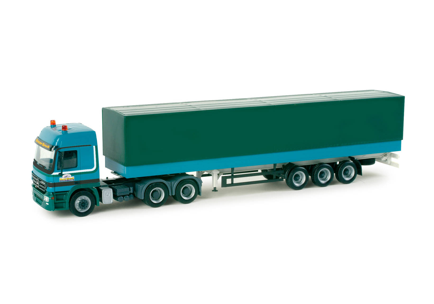 Mercedes-Benz Actros L 02 canvas semitrailer "Oscar Bruch"