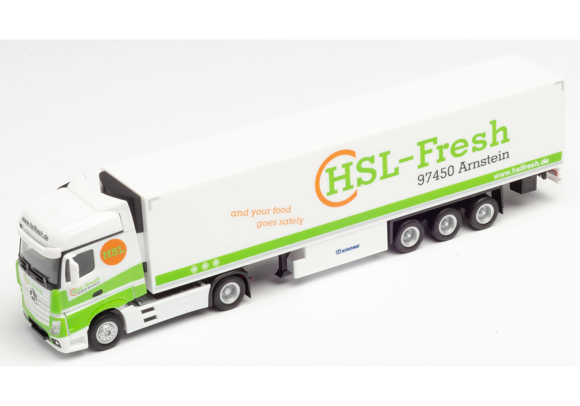 Mercedes-Benz Actros Bigspace Kühlkoffer-Sattelzug "HSL Fresh"