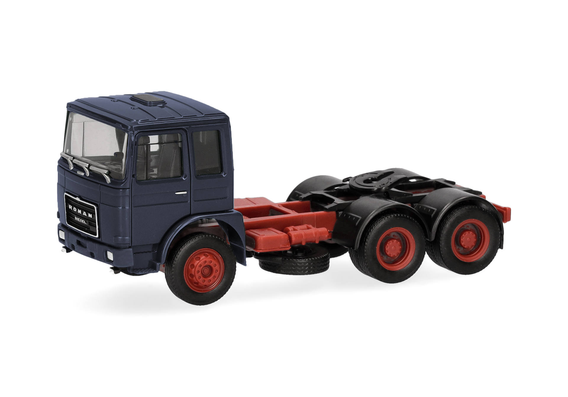 Roman Diesel rigid tractor 3axles, sapphire blue