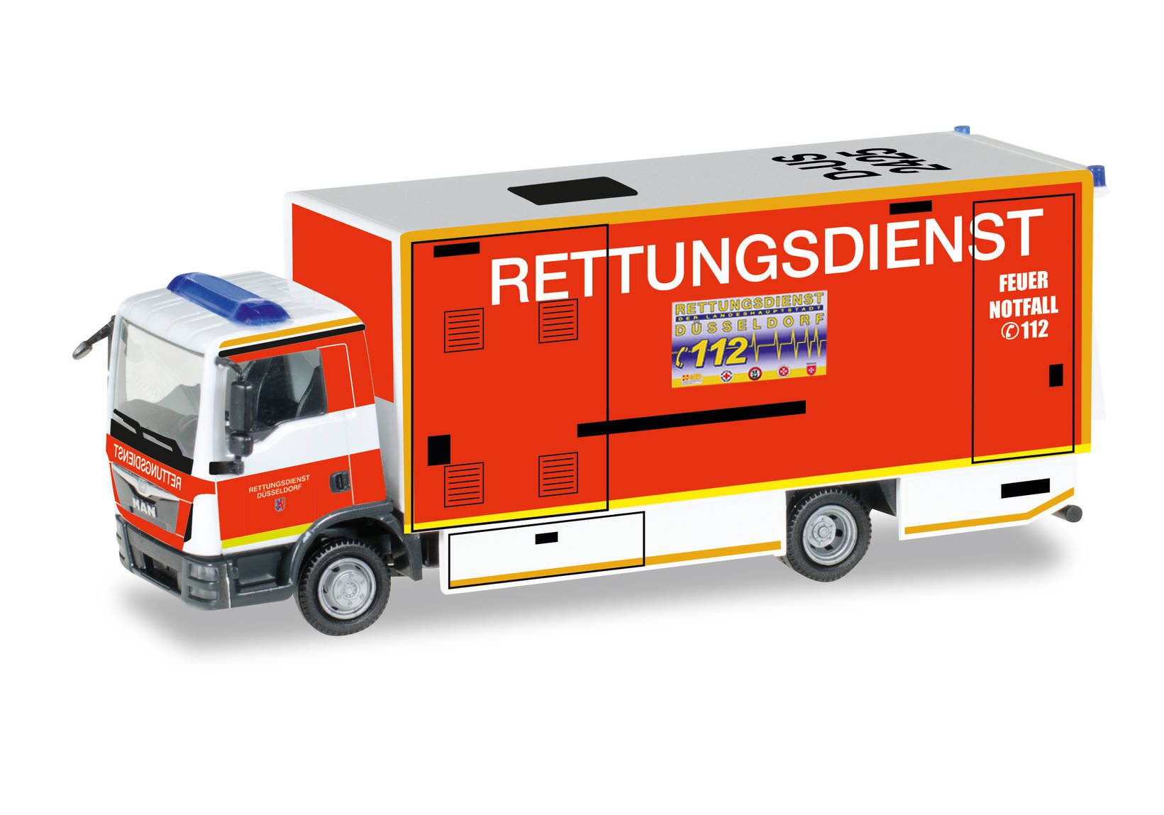 MAN TGL S/I-RTW Koffer-LKW mit Ladebordwand "Feuerwehr Düsseldorf"