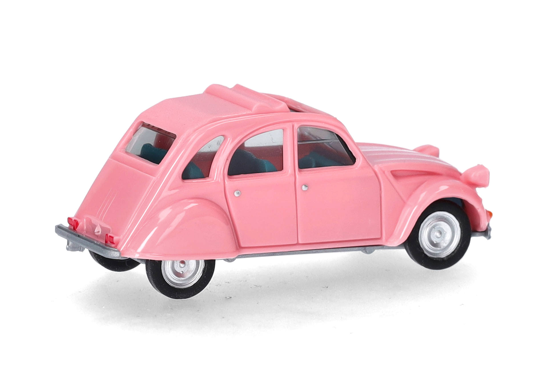 Citroen 2CV, open, light pink Citroen 2CV, open, light pink