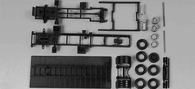 chassis for truck MAN TGL without moveable hydraulic platform Content: 2 pcs.