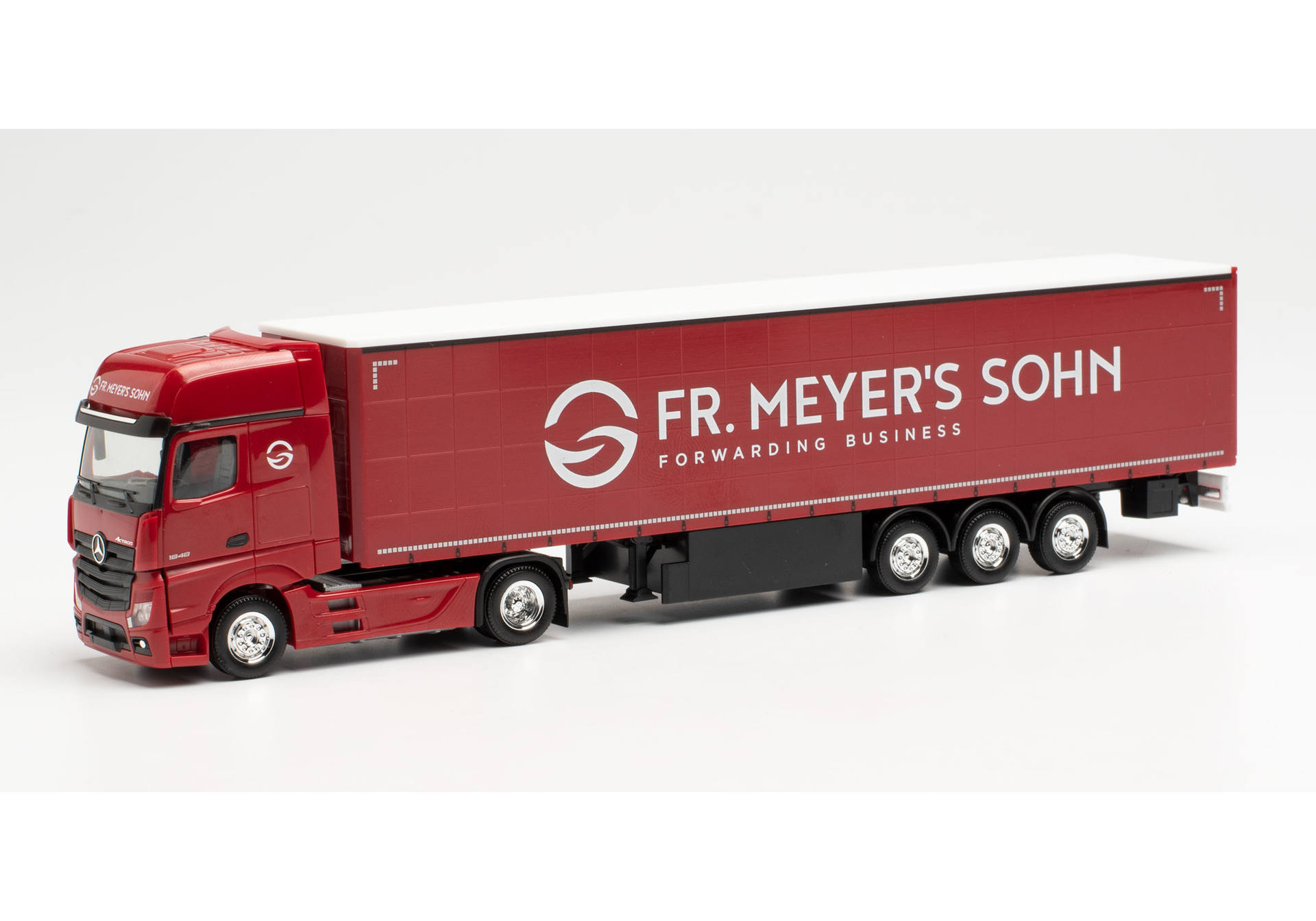 Mercedes-Benz Actros Giga curtain canvas semi truck "Fr. Meyer´s Sohn"