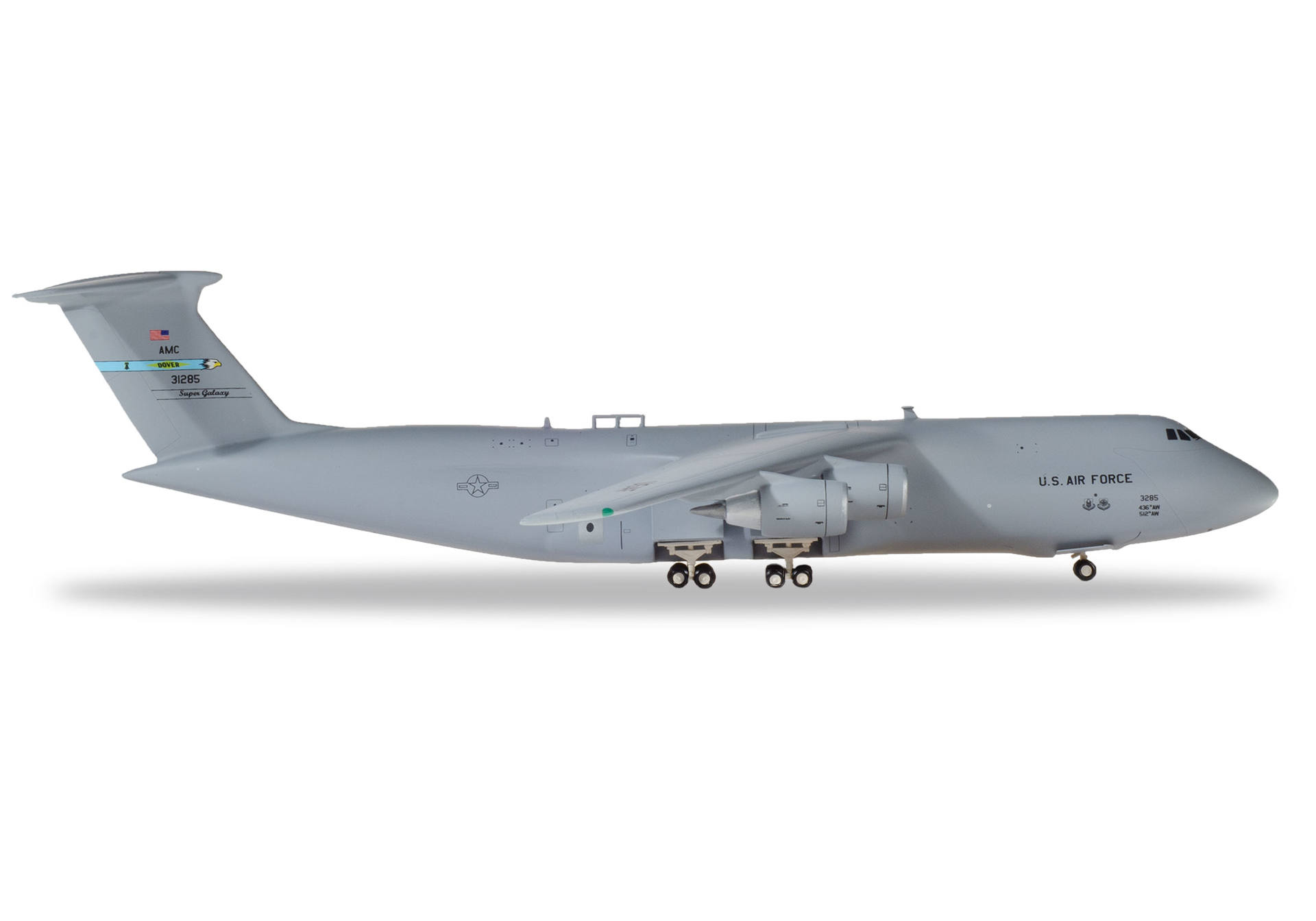 U.S. Air Force Lockheed C-5M Super Galaxy - 9th Airlift Squadron, Dover AFB - "Spirit of Old Glory"