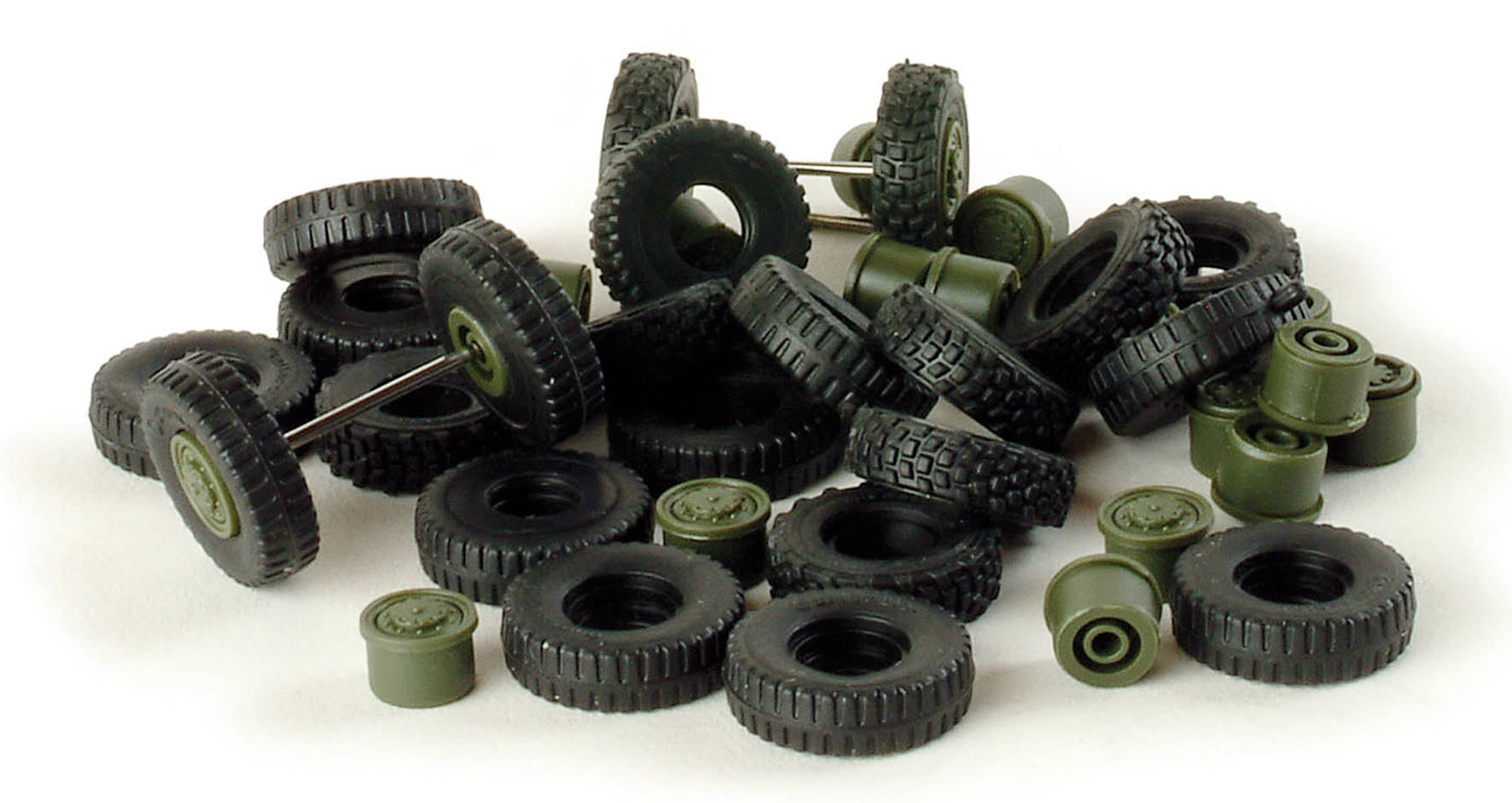 set of wheels (46 pieces)