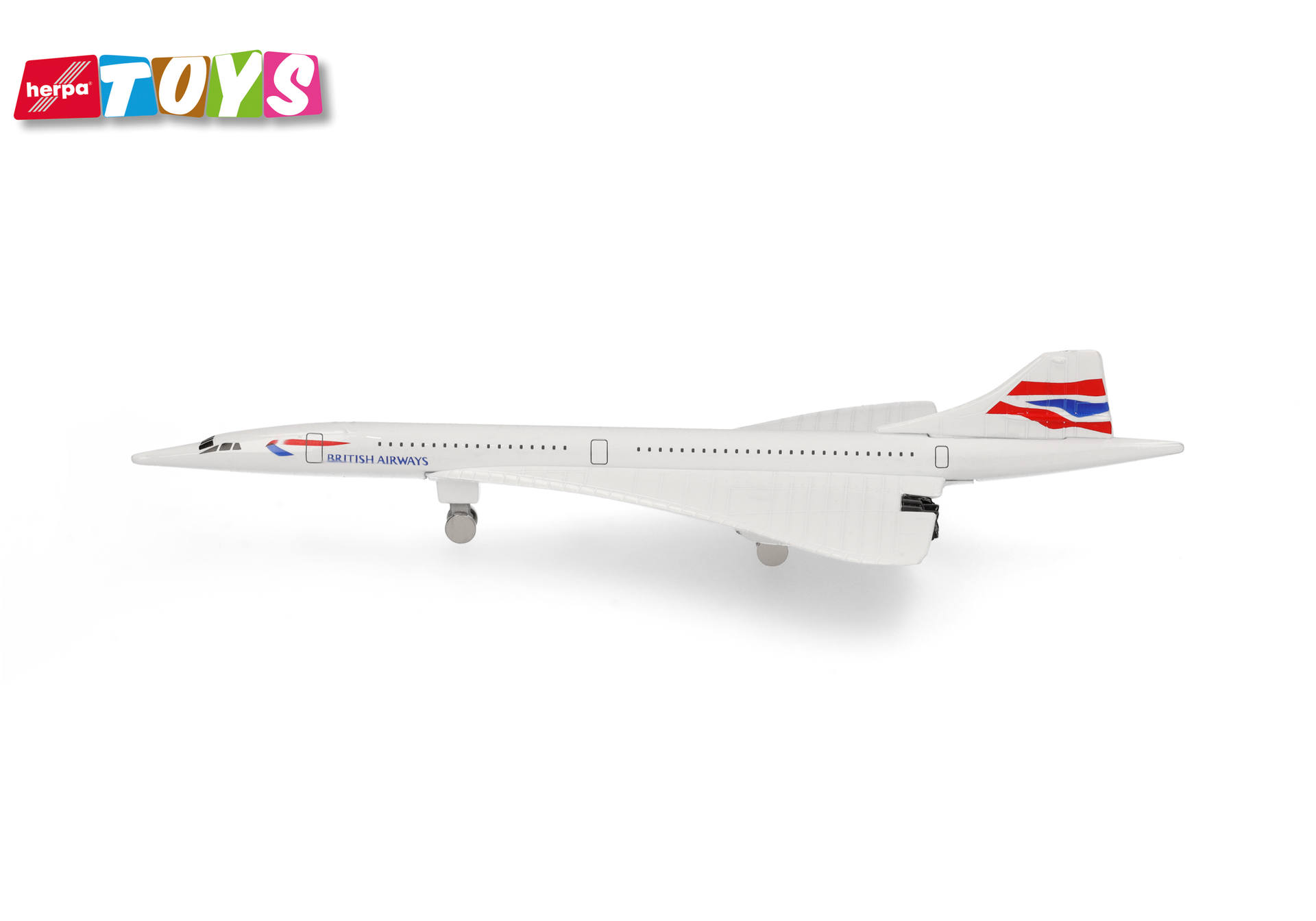 airplane, model, jet, white, British Airways, toy airplane, model airplane, British Airways, white plane, landing gear