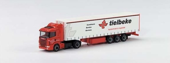 Scania 124 hl curtain plane saddle train 2a/3a