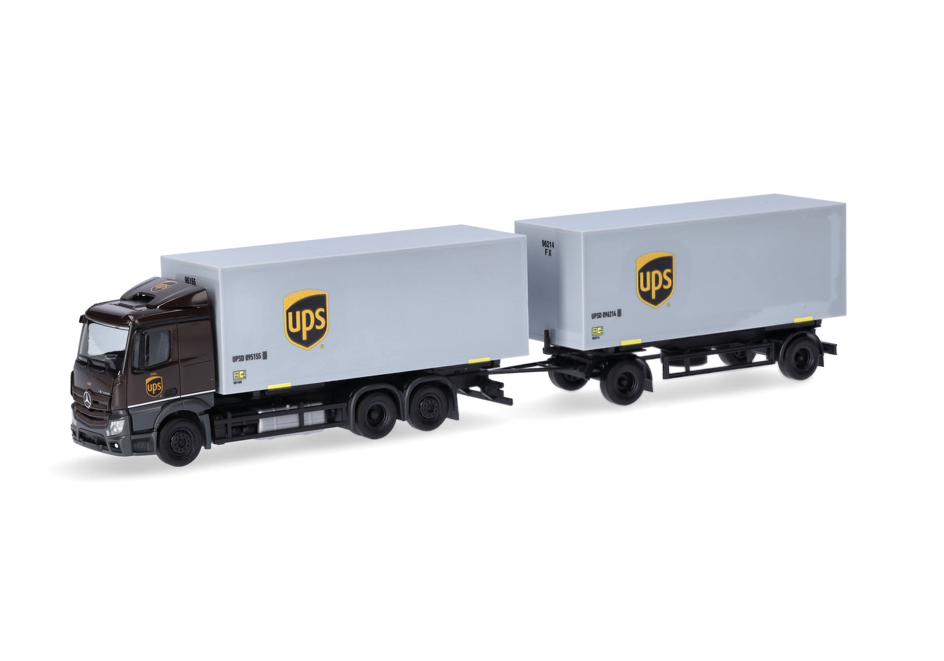 Mercedes-Benz Actros Classicspace interchangeable box trailer truck "UPS"