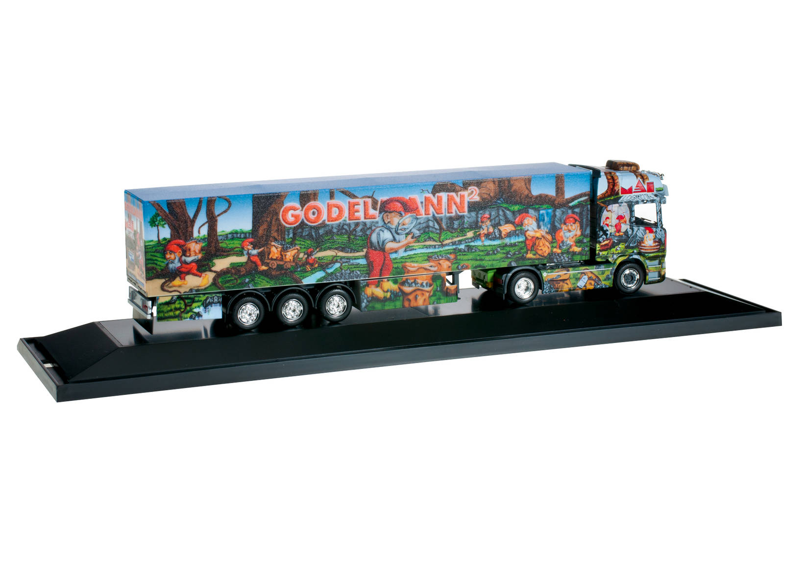 Scania R TL walking floor semitrailer "Godelmann II / Mai Logistik"