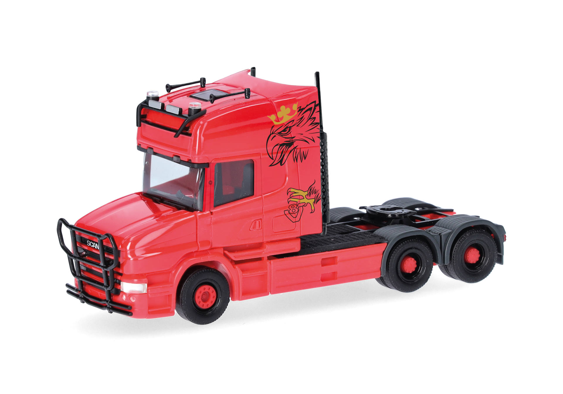 Scania Hauber 04 Topline Zugmaschine 3achs (6x4), rot