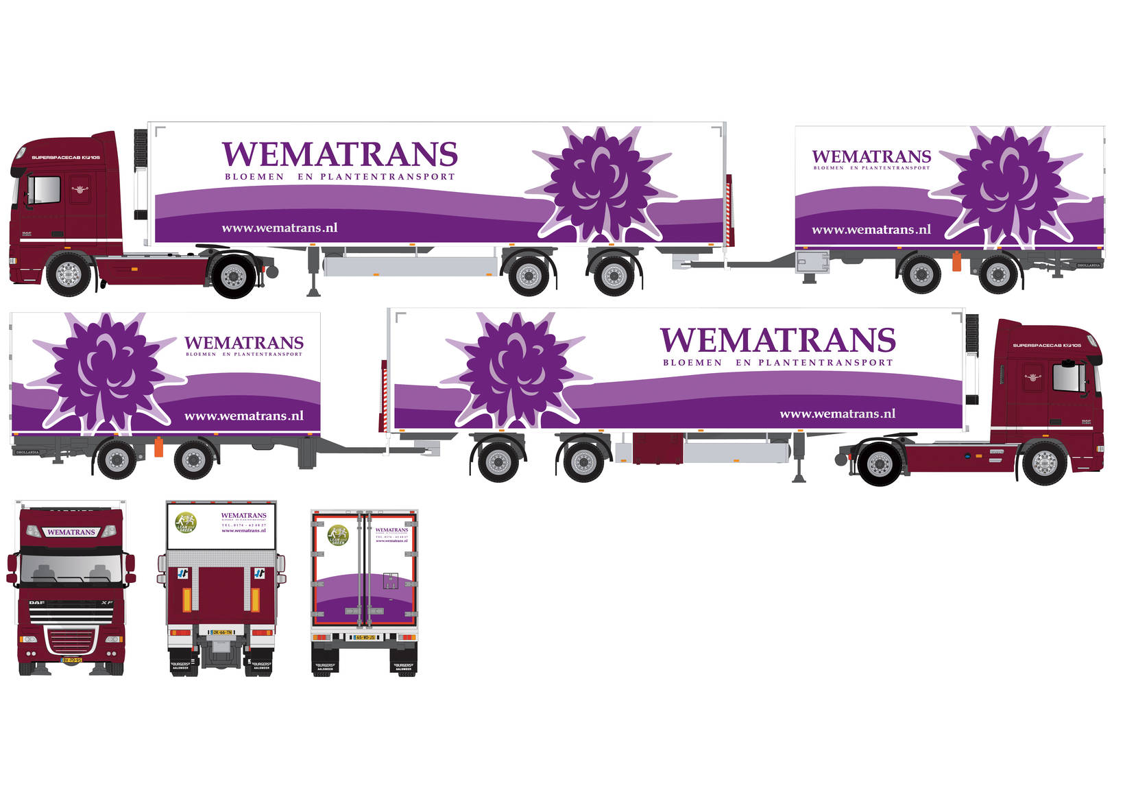 DAF XF 105 SSC Eurocombi "Wematrans"