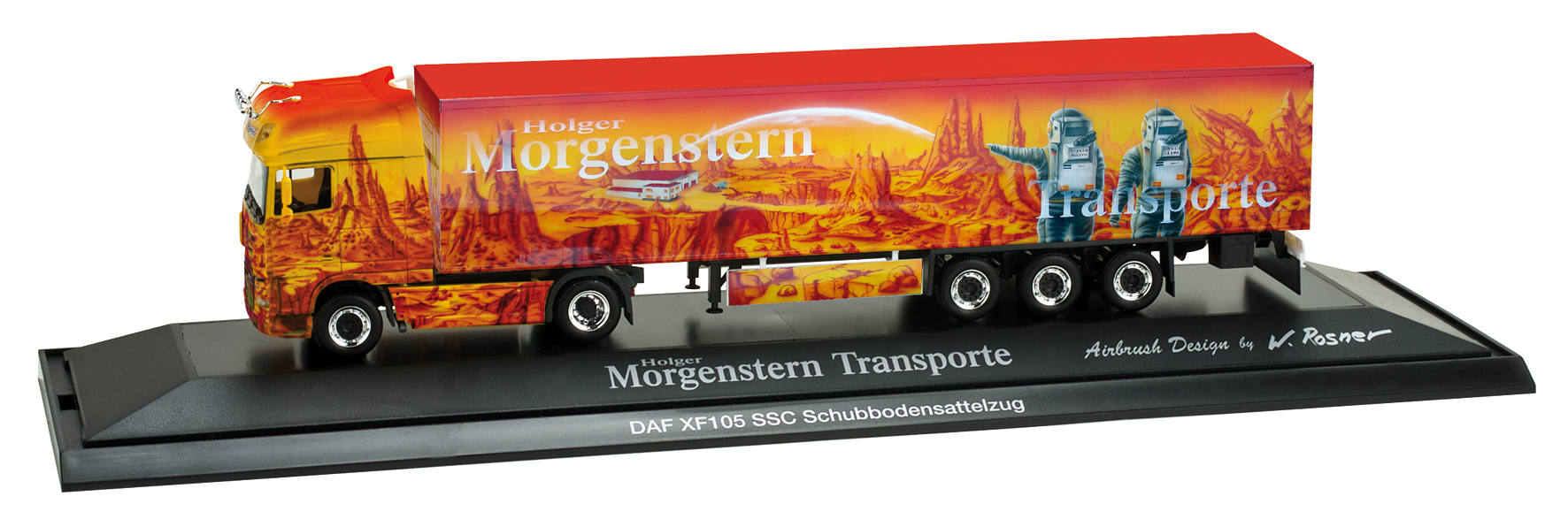 DAF XF 105 SSC walking floor semitrailer "Morgenstern II"