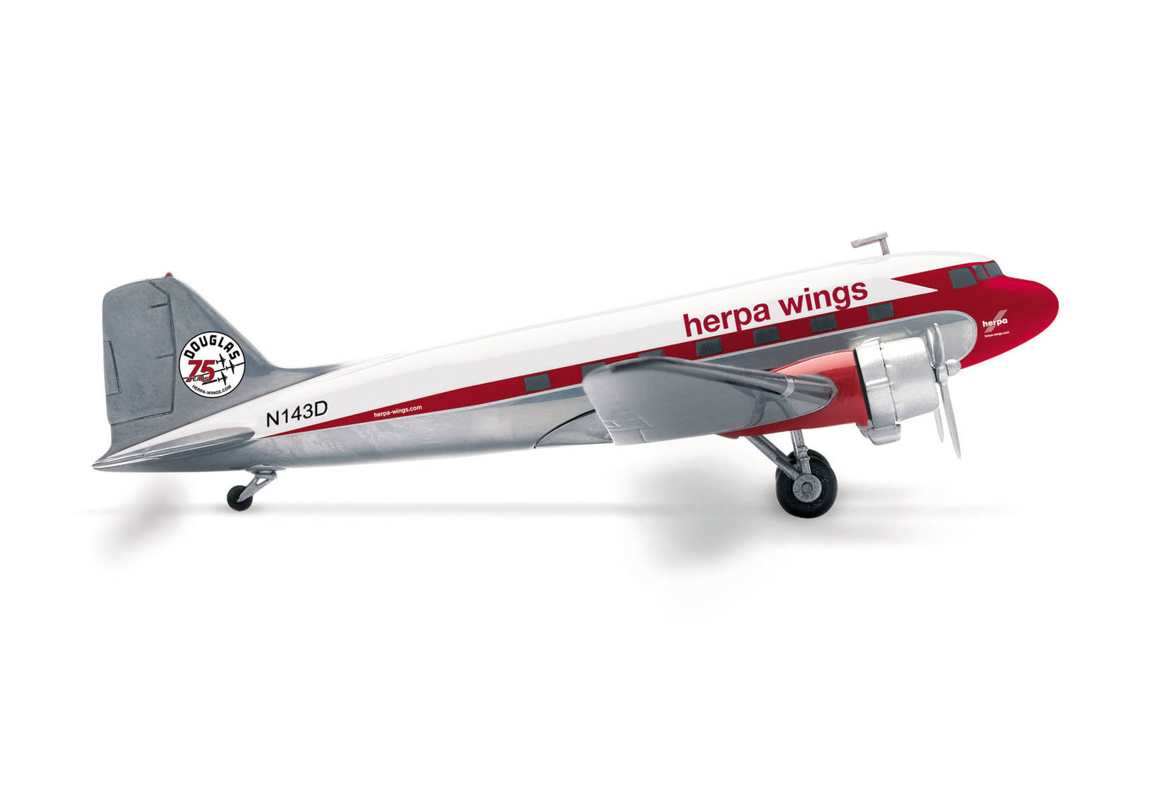 Herpa Miniaturmodelle - 75 Years Douglas DC-3