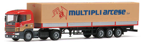 Scania 124 HL Europlanen-Sattelzug 2a/3a